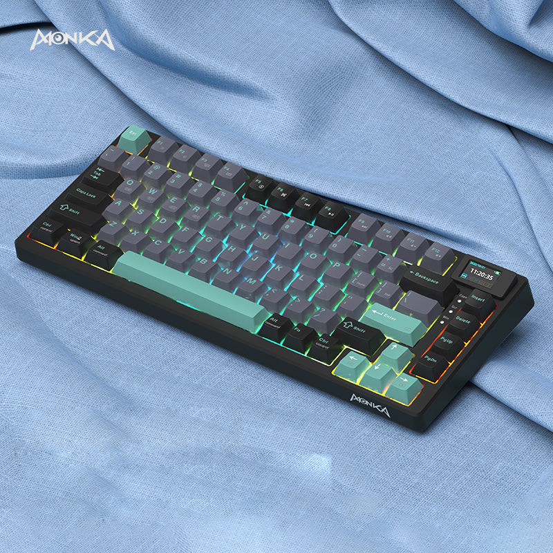 MARVO-MONKA 3075 Gasket Mount Mechanical Keyboard