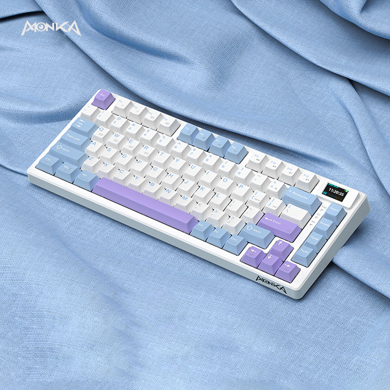 MARVO-MONKA 3075 Gasket Mount Mechanical Keyboard