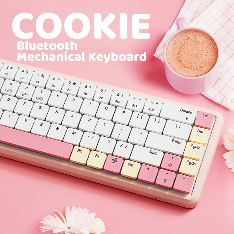 ColorReco Cookie Pink Mechanical Keyboard