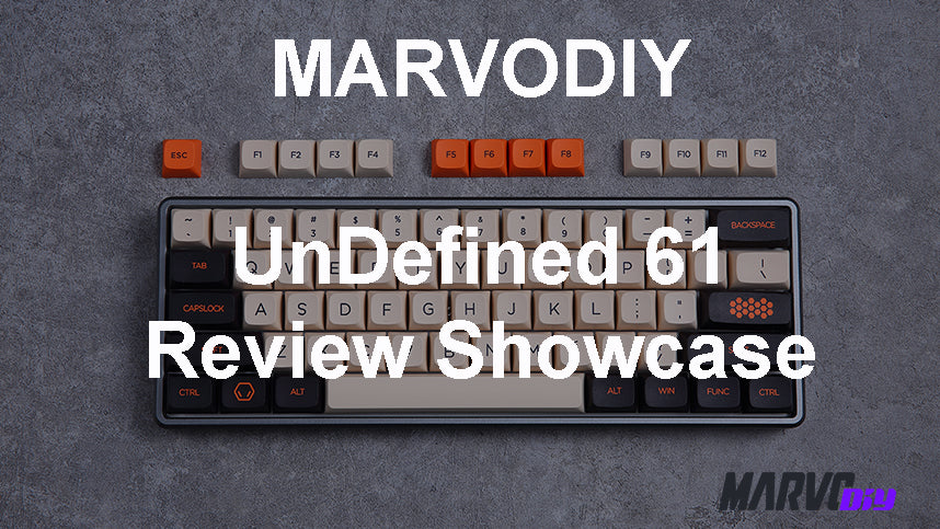 MARVODIY Undefined 61 Keyboard Kit/#UD61 Review Showcase