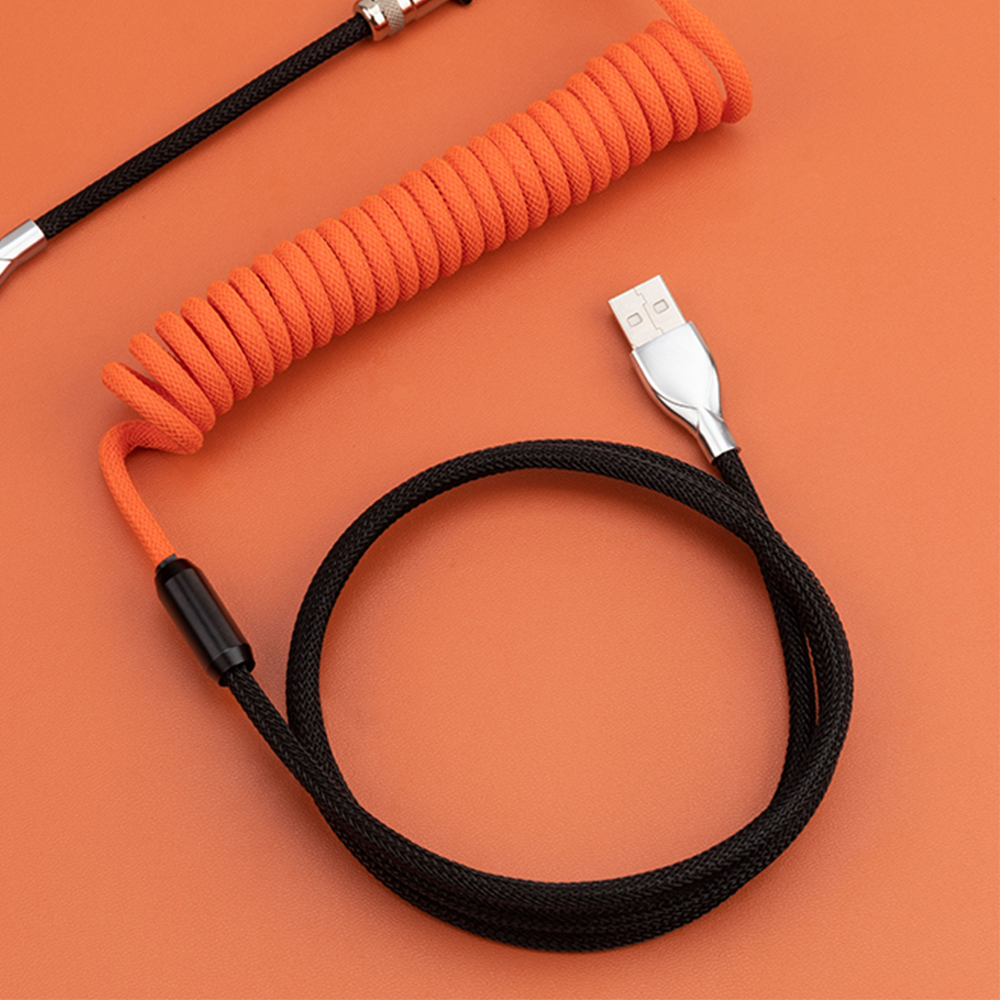 DAGK Custom Coiled Type C USB Cable for Mechanical Keyboard - Marvo Pro