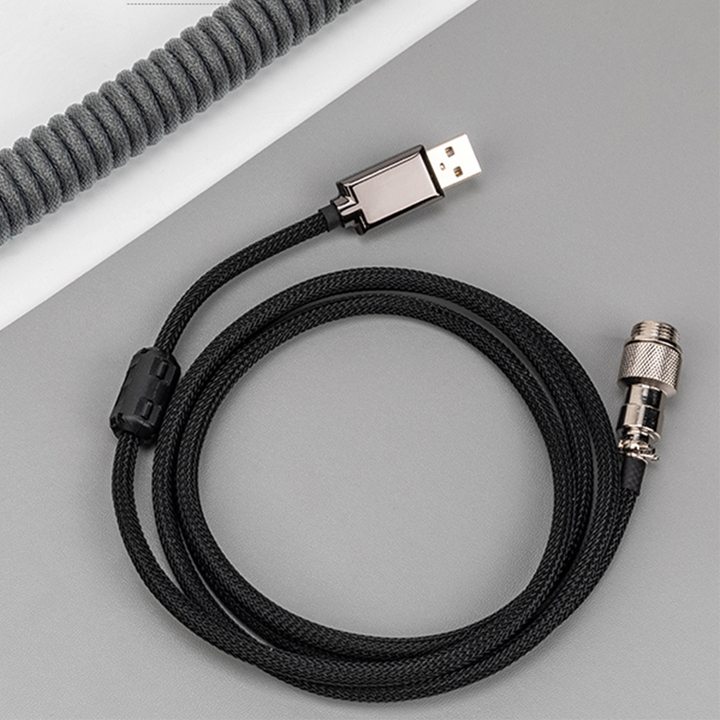 DAGK Type-C Customized Coiled Glow Aviation Plug Cable - Marvo Pro